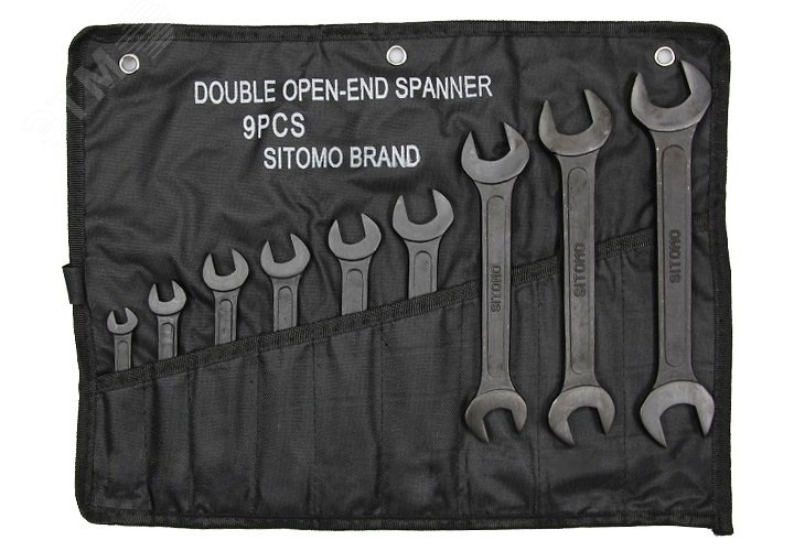 Изображение товара Набор ключей гаечных (рожковых) двусторонних 9 шт. (6-41) (шт)