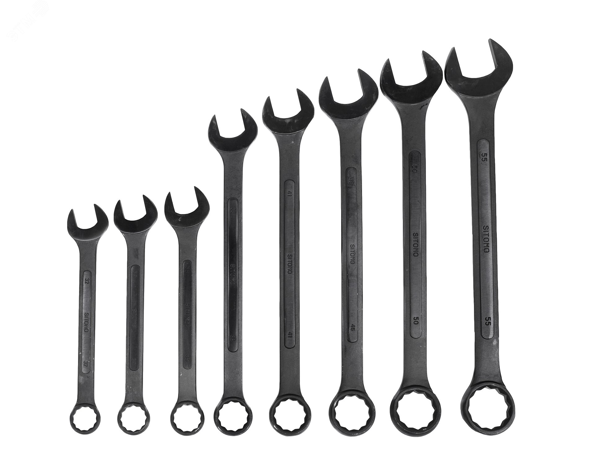 Изображение товара Набор гаечных ключей комбинированных 8 шт. 32-55 мм