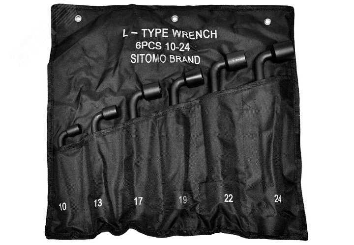 Изображение товара Набор ключей торцевых изогнутых 6 шт. (10-24) (шт)