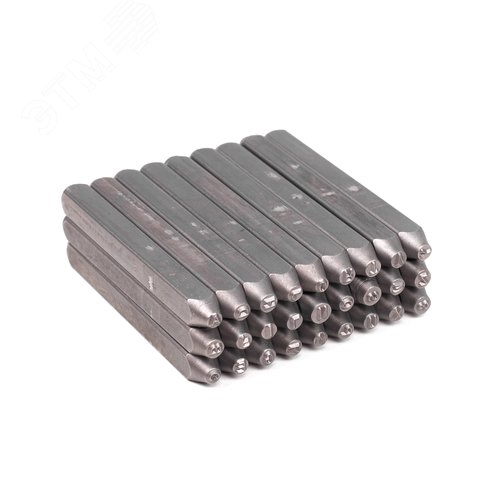 Изображение товара Клейма буквенные №2 латиница стальные (шт)