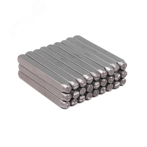 Изображение товара Клейма буквенные №4 латиница стальные (шт)