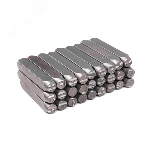 Изображение товара Клейма буквенные №8 латиница стальные строчные (шт)