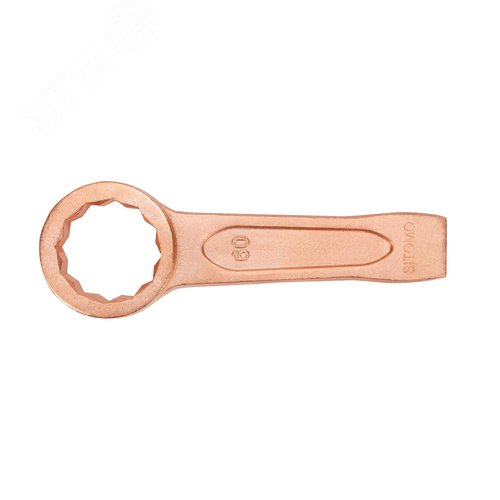 Изображение товара Ключ накидной односторонний ударный 60 омедненный (шт)