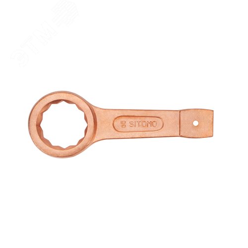 Изображение товара Ключ накидной односторонний ударный 65 омедненный (шт)