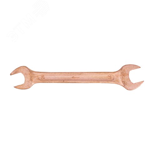 Изображение товара Ключ гаечный (рожковый) двусторонний 24х27 омедненный (шт)