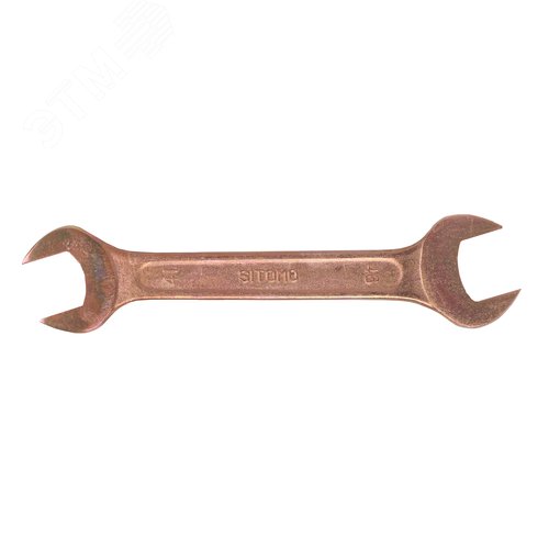 Изображение товара Ключ гаечный (рожковый) двусторонний 41х46 омедненный (шт)