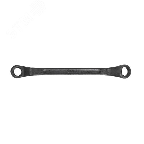 Изображение товара Ключ накидной двусторонний 12х14 оксидированный (шт)