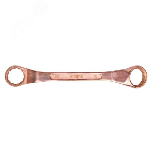 Изображение товара Ключ накидной двусторонний 55х60 омедненный (шт)