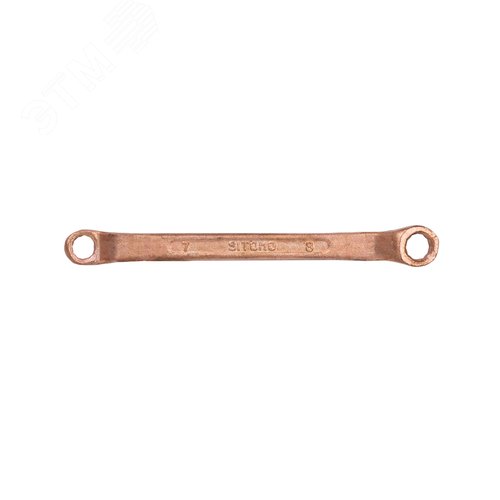 Изображение товара Ключ накидной двусторонний 7х8 омедненный (шт)