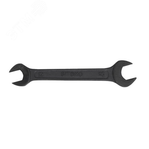 Изображение товара Ключ гаечный (рожковый) двусторонний 13х17 оксидированный (шт)