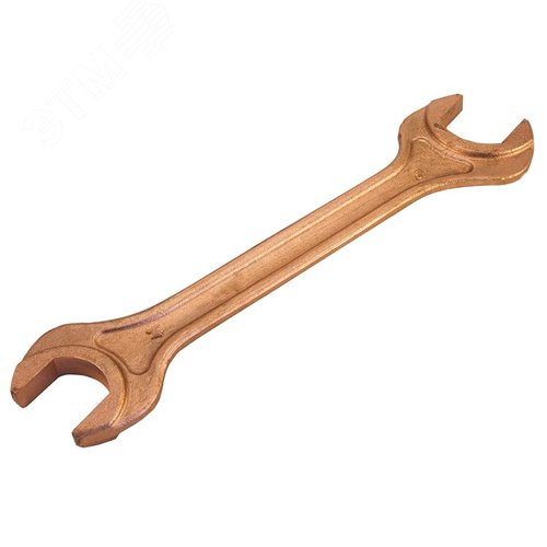 Изображение товара Ключ гаечный (рожковый) двусторонний 55х60 омедненный (шт)