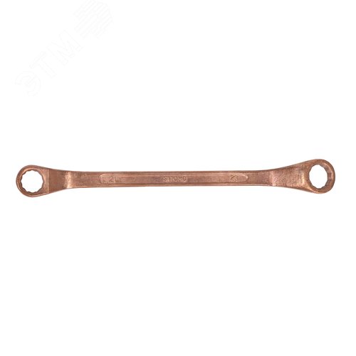 Изображение товара Ключ накидной двусторонний 21х23 омедненный (шт)