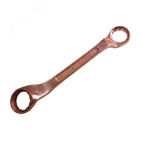 Изображение товара Ключ накидной двусторонний 60х65 омедненный (шт)