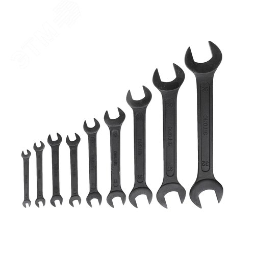 Изображение товара Набор ключей гаечных (рожковых) двусторонних 9 шт. (6-36) (шт)