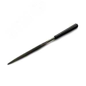 Надфиль овальный 140 мм №0 с ручкой