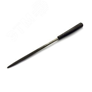 Надфиль трехгранный 120 мм №2 с ручкой