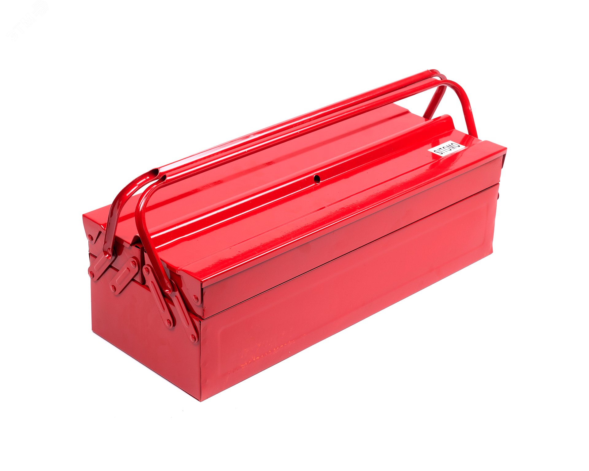 Изображение товара Ящик для инструментов 3-х секционный из стали с ударопрочным корпусом