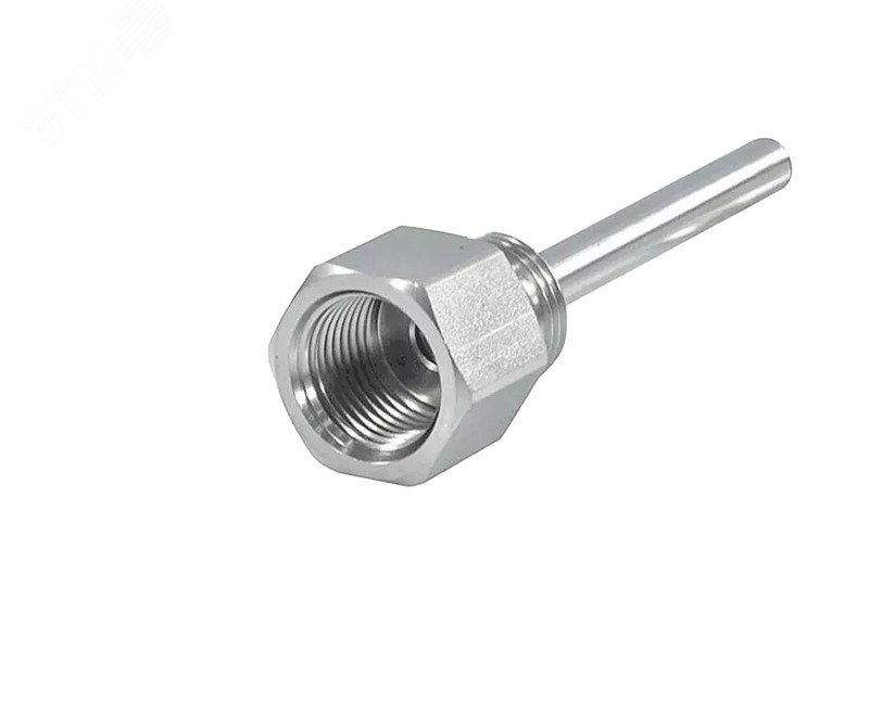 Изображение товара Гильза погружная G1/2-G1/2 длиной 100 мм для датчиков температуры