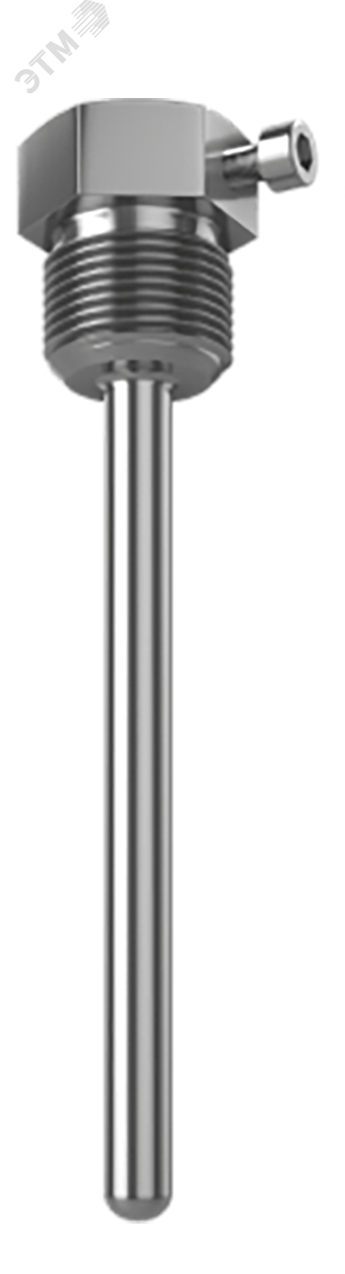 Изображение товара Гильза погружная G1/2 100 мм диаметр 8 мм с фиксирующим винтом