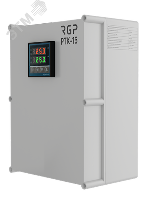 Изображение товара Регулятор температуры канальный, 230В, 30А, IP54 (шт)