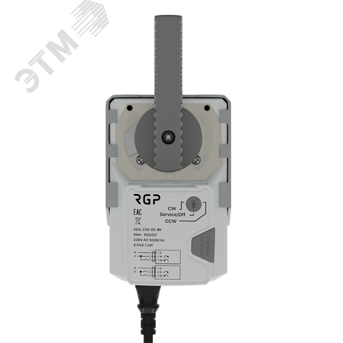 Изображение товара Привод шарового крана 5Нм, DN15-DN32, 24В, 2-3 поз (шт)