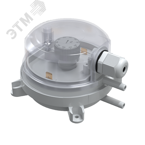 Изображение товара Датчик перепада давления 30-300 Па, IP65, регулируемый дифференциал (шт)