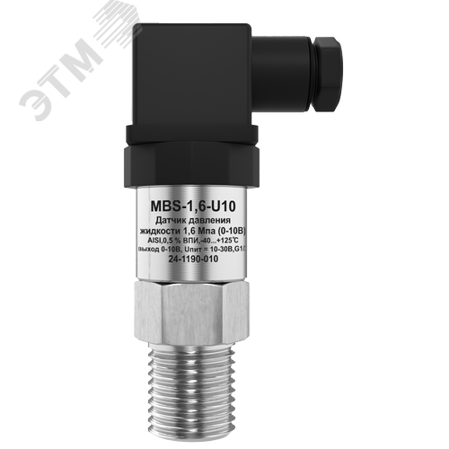 Изображение товара Датчик давления жидкости 0,6 Мпа, 4-20 мА, наружная резьба G1/2 (шт)
