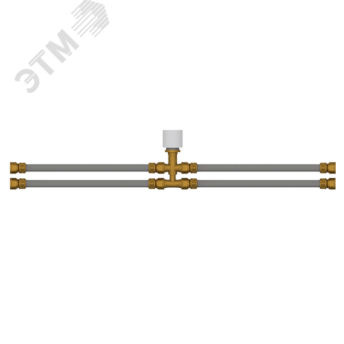 Изображение товара Смесительный узел для фанкойла ДУ15, присоединение G1/2, KVS 1,6, расход 0,8м3/ч, привод 220VAC, открыть/закрыть, NC (шт)