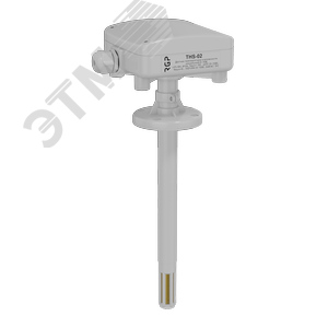 Изображение товара Датчик влажности 0-100%, 0-10 и температуры от 0 до +50 С, 0-10В, канальный, 190 мм. (шт)