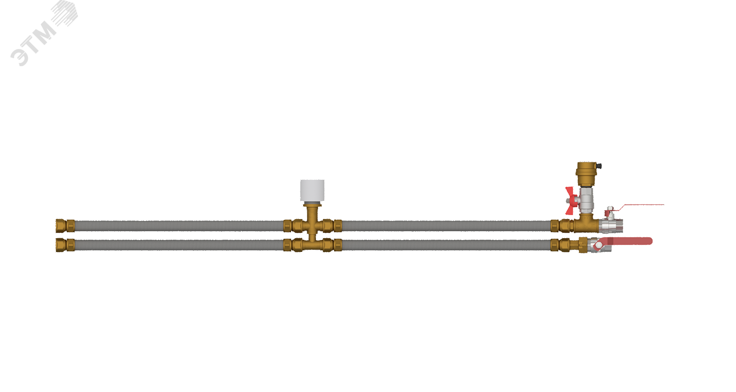 Изображение товара Смесительный узел RGP СУ Ф2.5-20-3 с подключением 3/4' и приводом 220В