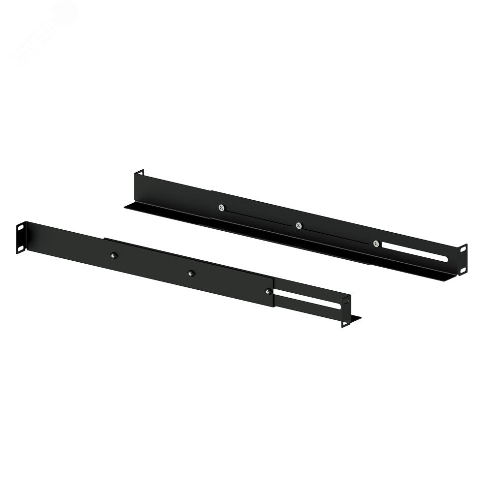 Изображение товара Направляющие регулируемые для шкафов глубиной 600мм черные