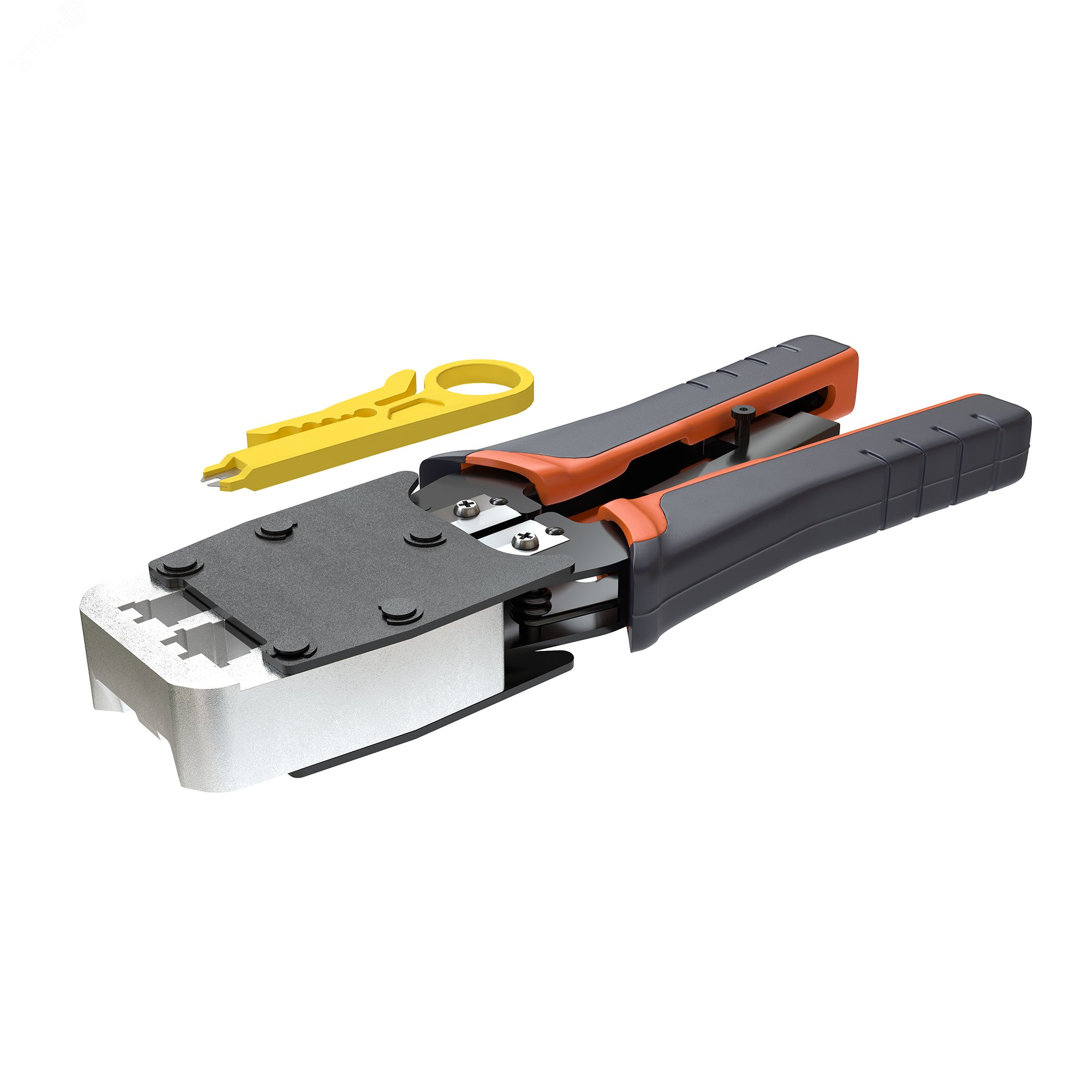 Изображение товара Инструмент обжимной для RJ-45 (8р8с), RJ-11/12 (6р6с, 6р4с, 6р2с), профессиональный (шт)