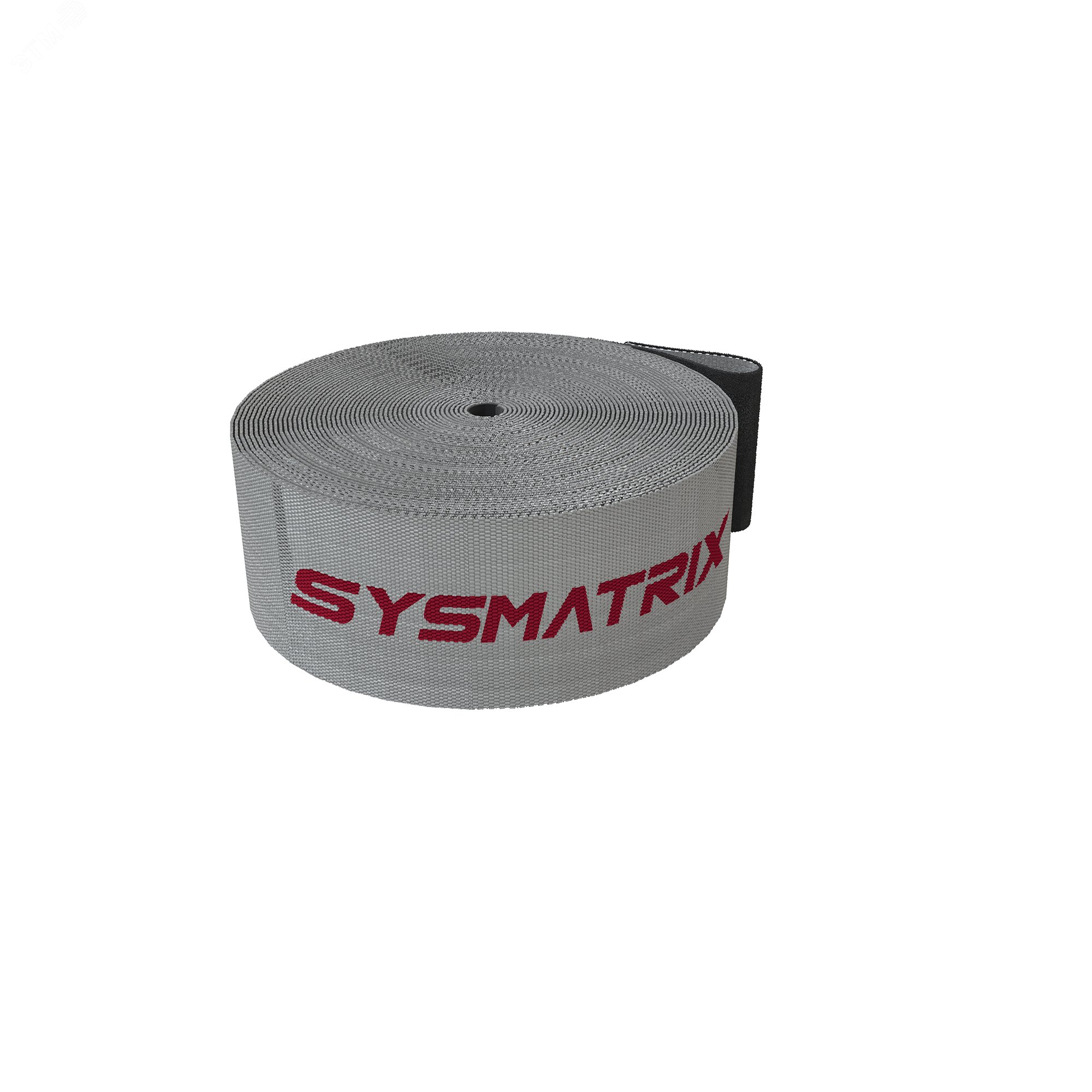 Изображение товара Лента-липучка SYSMATRIX 25 мм 5 м черная многоразовая