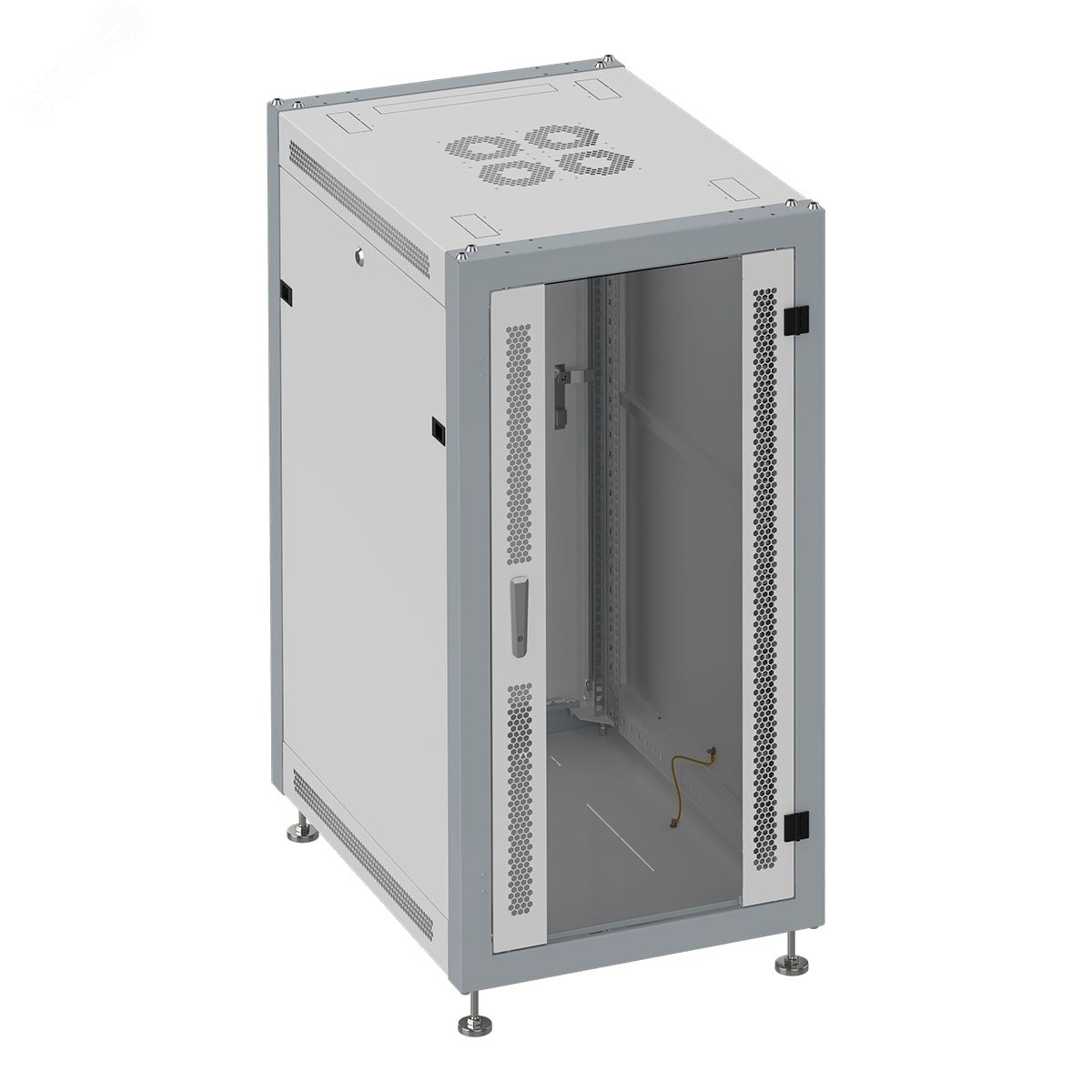 Изображение товара Телекоммуникационный шкаф напольный 19 42U стекло металл IP20 600x600x1890 мм