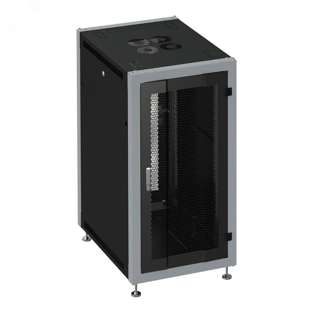 Изображение товара Телекоммуникационный напольный шкаф серии SL 6642.934 600x600 для серверных и телекоммуникационных 
