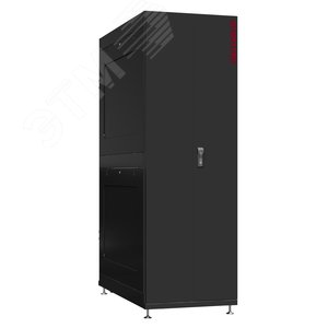 Шкаф серверный 42U 800х1200 передняя дверь: двустворчатая глухой металл IP51. задняя дверь: без. боковые панели: глухой металл. цвет: черный RAL9005  NS 8242.9501 SYSMATRIX