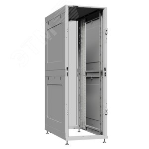Шкаф серверный 48U 800х1070 передняя дверь: без. задняя дверь: одностворчатая глухой металл IP51. боковые панели: глухой металл. цвет: серый RAL7035 