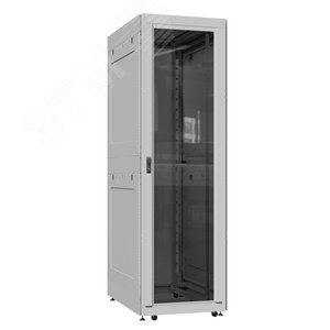 Шкаф серверный 52U 800х1200 передняя дверь: стекло IP41. задняя дверь: без. боковые панели: глухой металл. цвет: серый RAL7035 