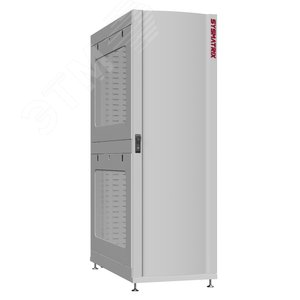 Шкаф серверный 24U 600х1200 передняя дверь: одностворчатая глухой металл IP51. задняя дверь: протект IP41. боковые панели: перфорированные. цвет: серый RAL7035 