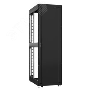 Шкаф серверный 52U 800х1000 передняя дверь: одностворчатая глухой металл IP51. задняя дверь: без. боковые панели: без. цвет: черный RAL9005  EX 8052.9200 SYSMATRIX