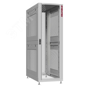 Шкаф серверный 24U 600х1200 передняя дверь: одностворчатая перфорированная IP20. задняя дверь: двустворчатая перфорированная IP20. боковые панели: перфорированные. цвет: серый RAL7035 