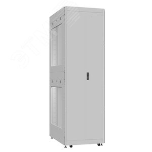 Шкаф серверный 52U 800х1000 передняя дверь: одностворчатая перфорированная IP20. задняя дверь: без. боковые панели: перфорированные. цвет: серый RAL7035 