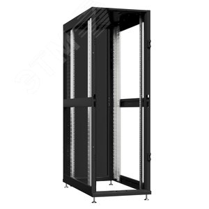Шкаф серверный 24U 600х1200 передняя дверь: без. задняя дверь: одностворчатая глухой металл IP51. боковые панели: без. цвет: черный RAL9005 
