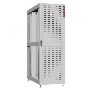 Шкаф серверный 48U 600х1070 передняя дверь: протект IP41. задняя дверь: двустворчатая глухой металл IP51. боковые панели: без. цвет: серый RAL7035 