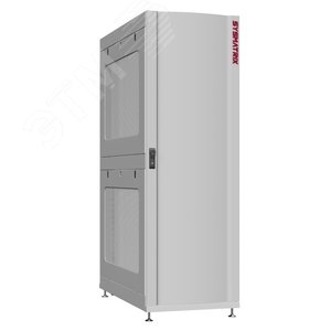 Шкаф серверный 48U 600х1070 передняя дверь: одностворчатая глухой металл IP51. задняя дверь: одностворчатая перфорированная IP20. боковые панели: перфорированные. цвет: серый RAL7035 