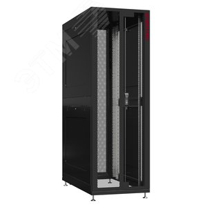 Шкаф серверный 48U 800х1070 передняя дверь: двустворчатая перфорированная IP20. задняя дверь: двустворчатая перфорированная IP20. боковые панели: глухой металл. цвет: черный RAL9005 