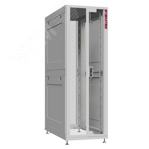 Шкаф серверный 24U 600х1200 передняя дверь: двустворчатая перфорированная IP20. задняя дверь: одностворчатая перфорированная IP20. боковые панели: глухой металл. цвет: серый RAL7035 