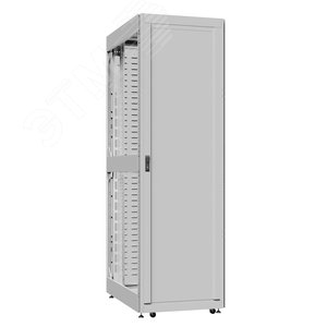 Шкаф серверный 52U 800х1200 передняя дверь: одностворчатая глухой металл IP51. задняя дверь: протект IP41. боковые панели: без. цвет: серый RAL7035 
