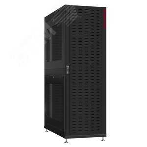 Шкаф серверный 45U 800х1200 передняя дверь: протект IP41. задняя дверь: протект IP41. боковые панели: перфорированные. цвет: черный RAL9005 