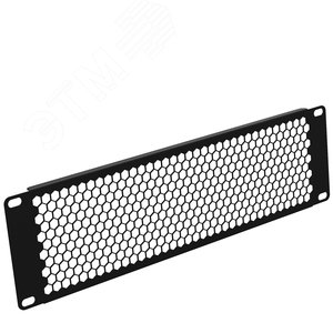 Изображение товара Фальш-панель 3U. перф. черный RAL 9004 (19367s) (шт)